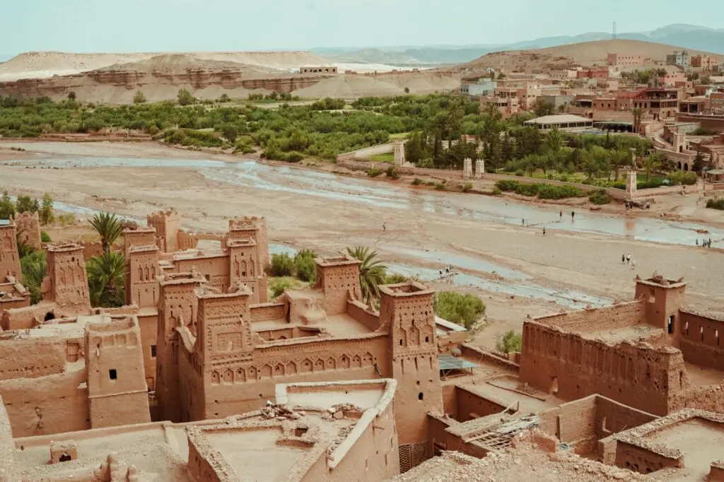View auf die Wuesten-Stadt Ben-Haddou