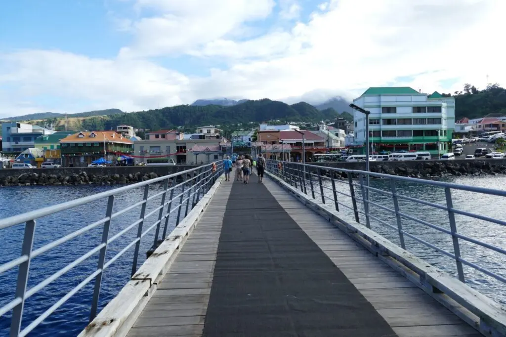 Steg am Hafen von Antigua St. Johns