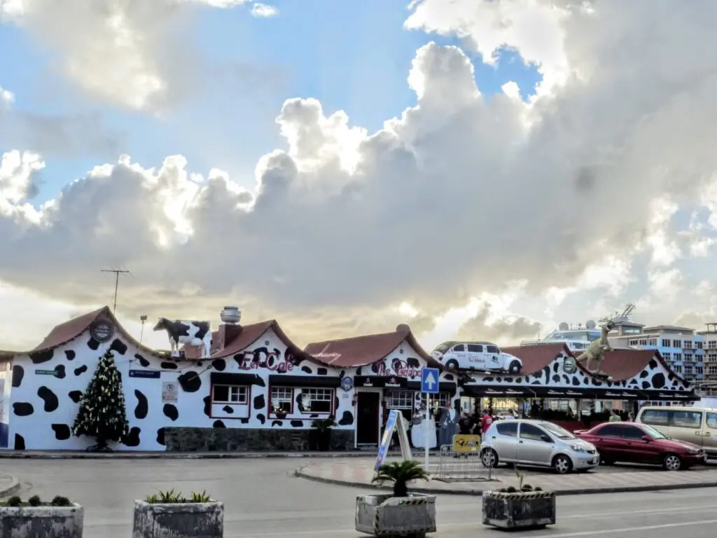 Shopping-Center in Oranjestad auf Aruba 