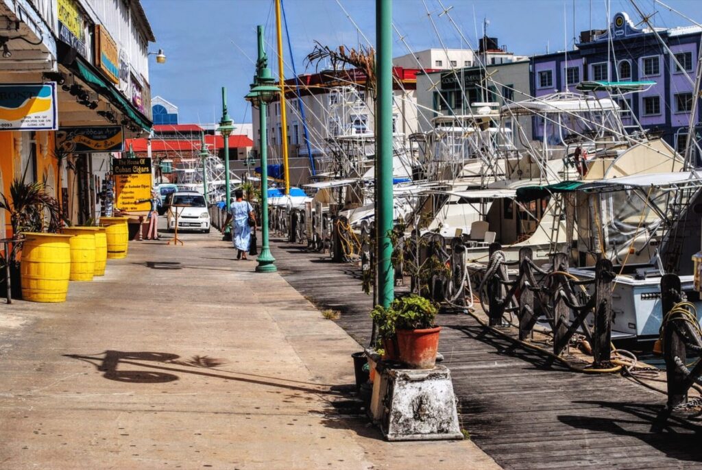 Karibik Bridgetown Barbados Stadt