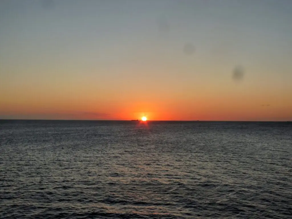 Sonnenuntergang am Meer von Curacao