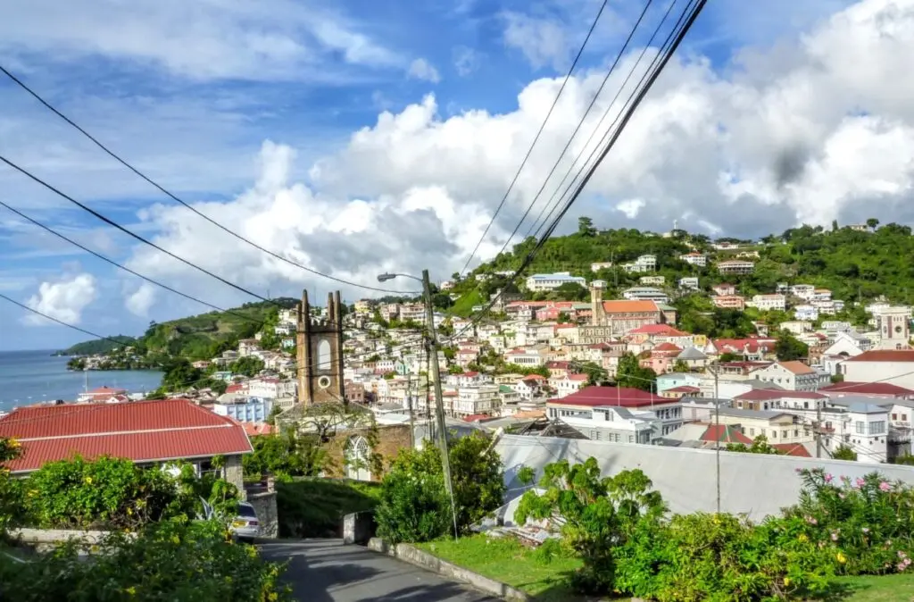 Zentrum von St. Georges Grenada 
