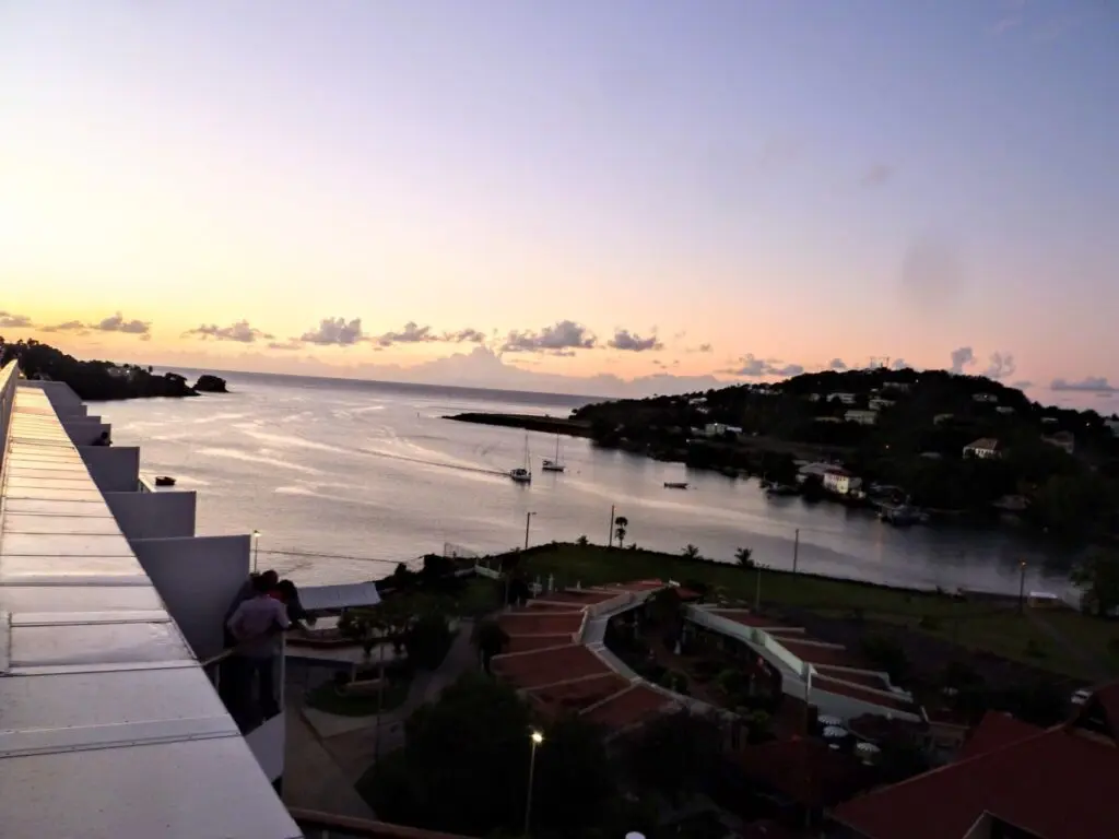 Blick auf Castries St. Lucia 