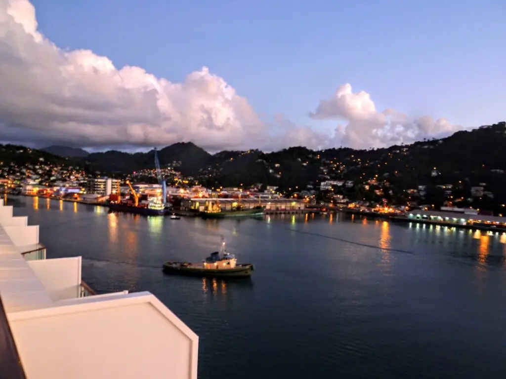 Blick auf Castries St. Lucia 