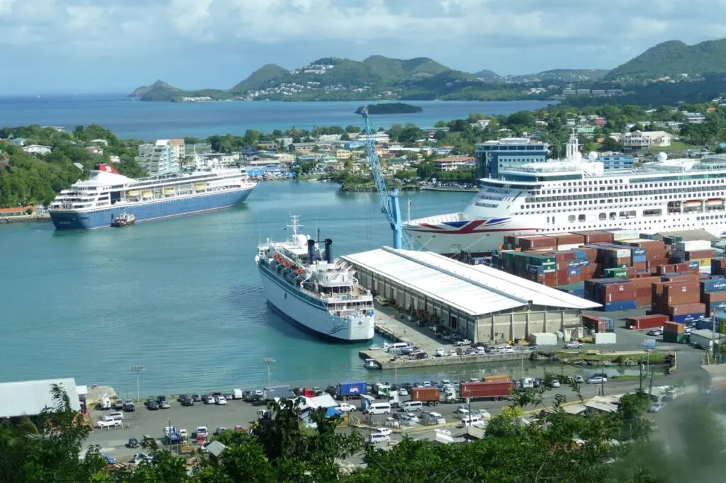 Hafen Castries St. Lucia 