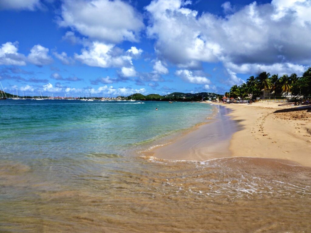 Karibik Castries St. Lucia Meer Strand 