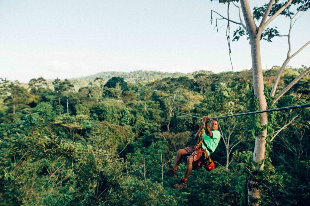 Karibik St. Lucia Castries Natur Berge Wald