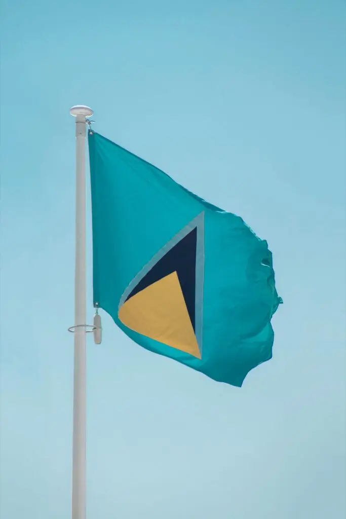 Flagge von Castries 