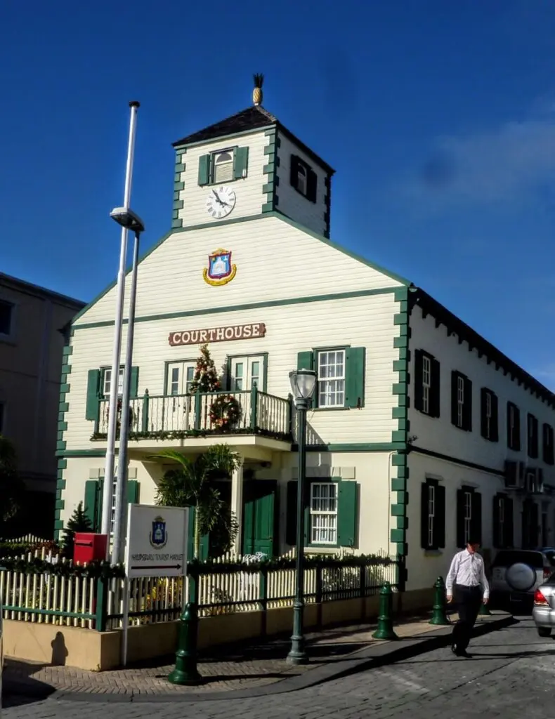 Courthouse - Gerichtsgebäude in St. Maarten Philipsburg 