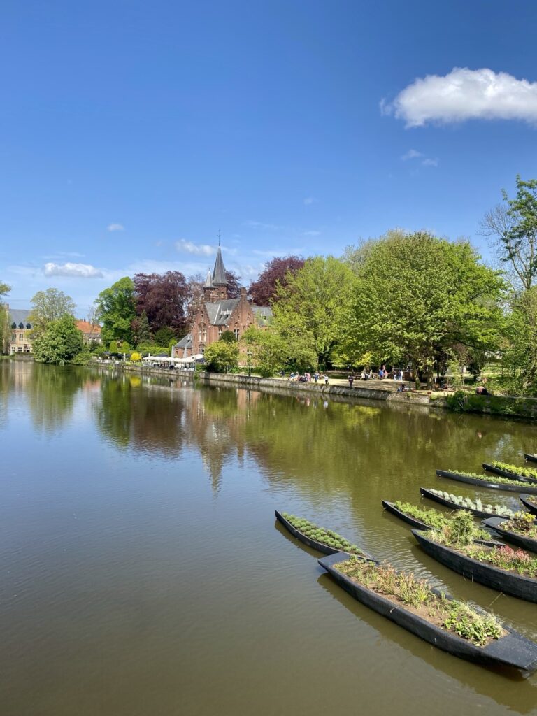 Minnewater Park See der Liebe in Brügge