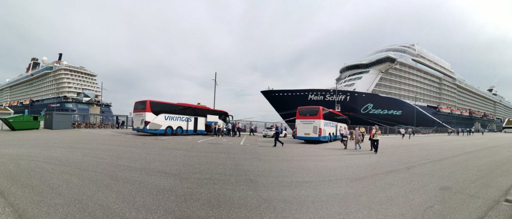 Mein Schiff am Hafen von Kopenhagen