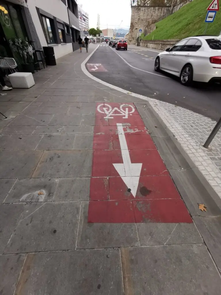 Radweg am Hafen Koper