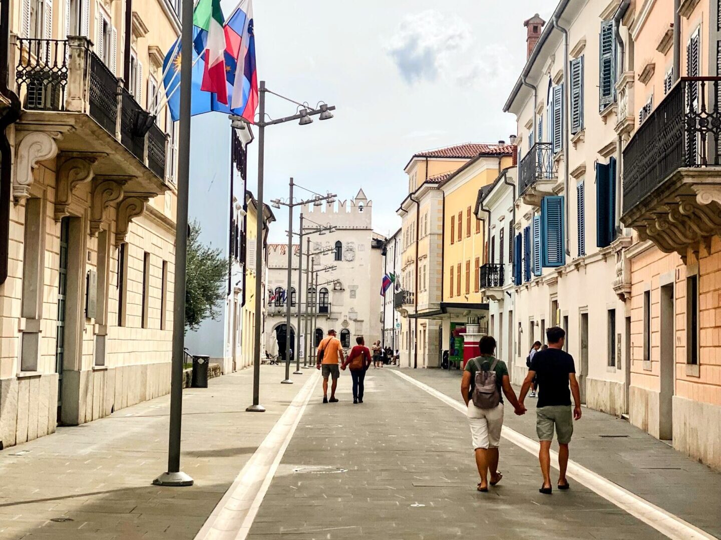 Koper Verdijeva ulica Straße