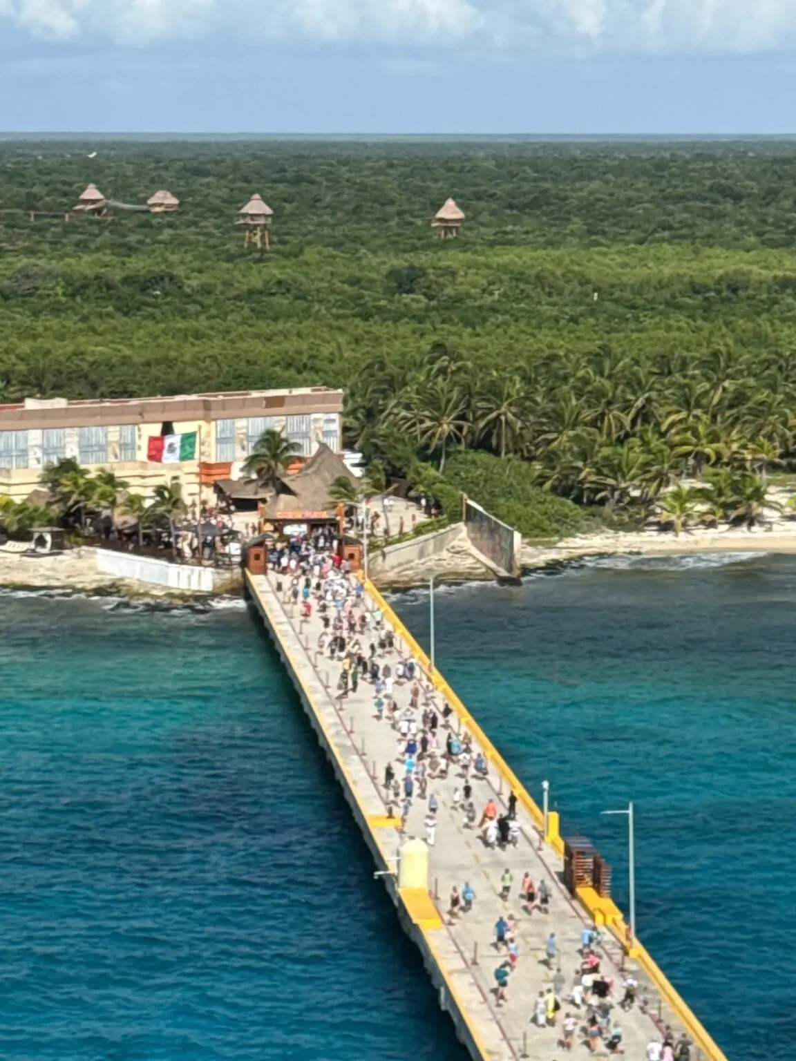 Kreuzfahrtpier Hafen Costa Maya