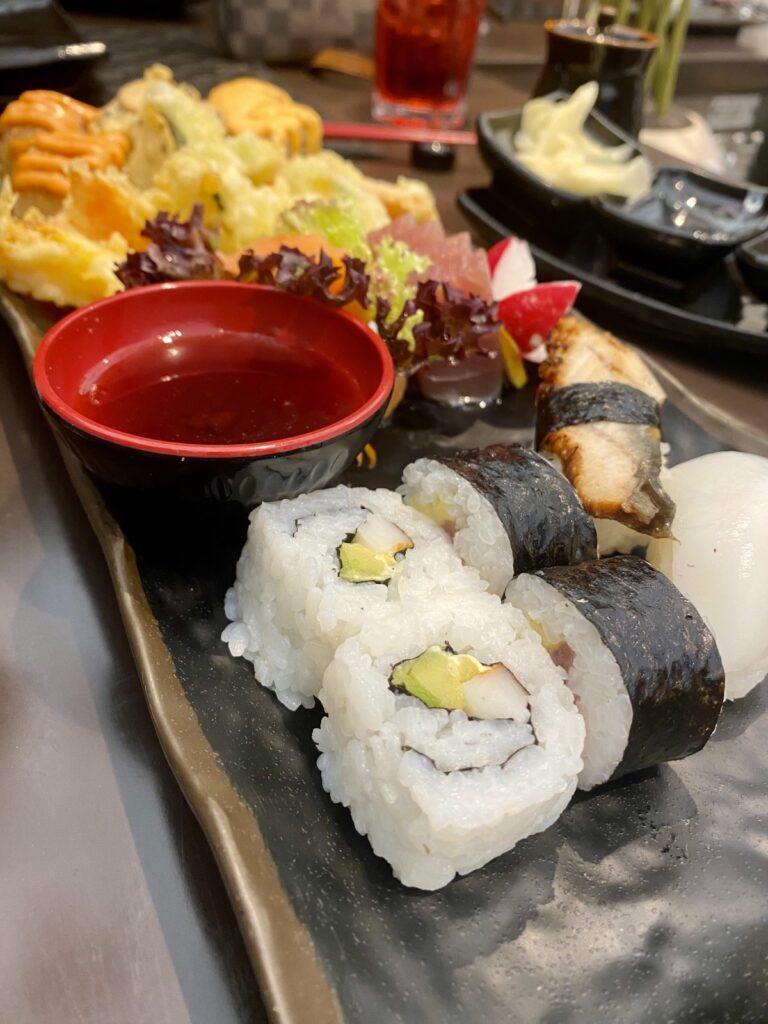 Essen Menü auf einem Kreuzfahrtschiff
