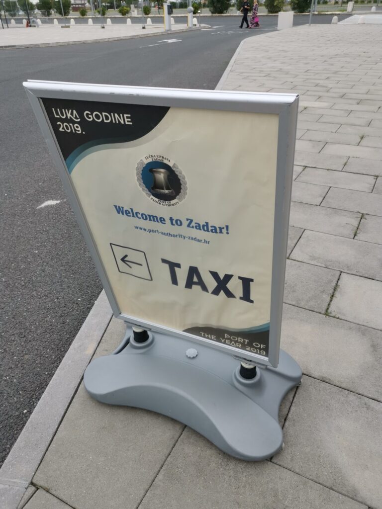 Taxi Stand Hafen Zadar