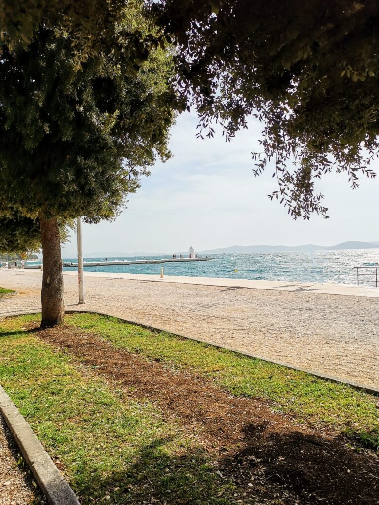 Promenade am Meer in Zadar