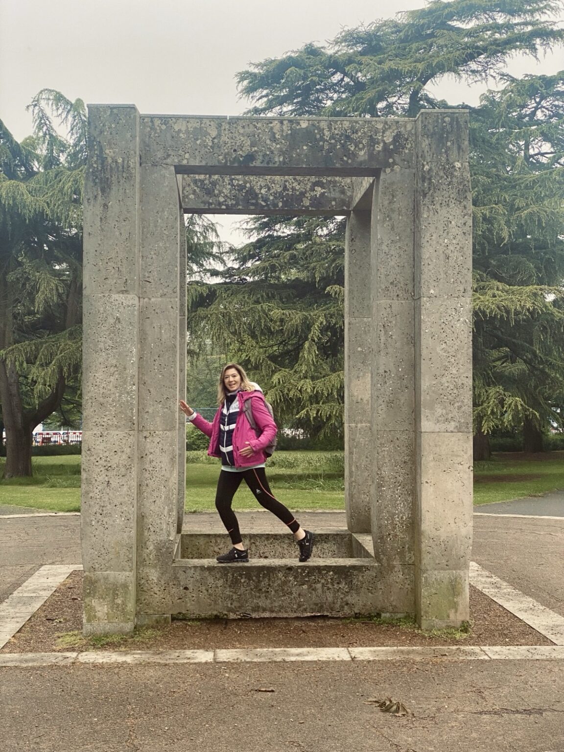 Kunstwerk im East Park in Southampton