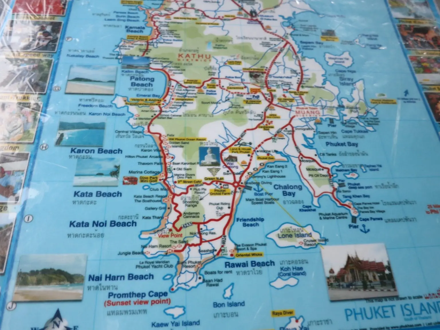 Landkarte Phuket