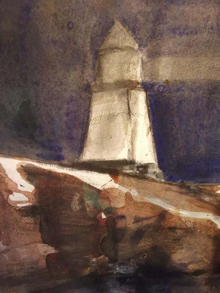 Ausstellung im Leuchtturm Alnes Fyr