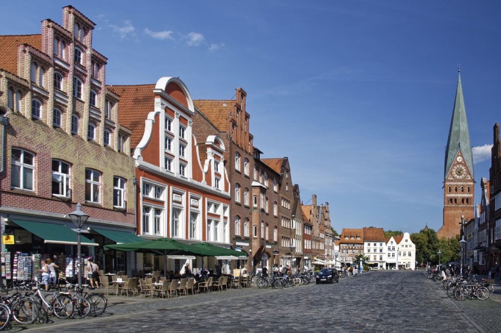 Häuserzeile in Lüneburg