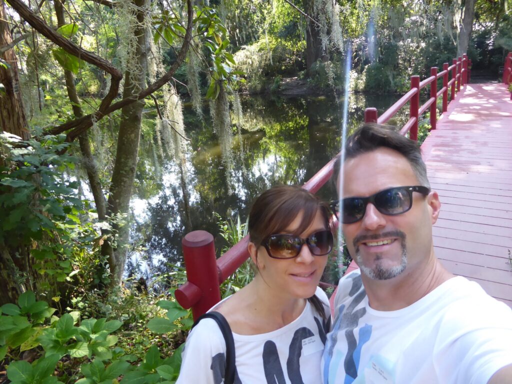 Botanischer Garten und Pärchen in Charleston