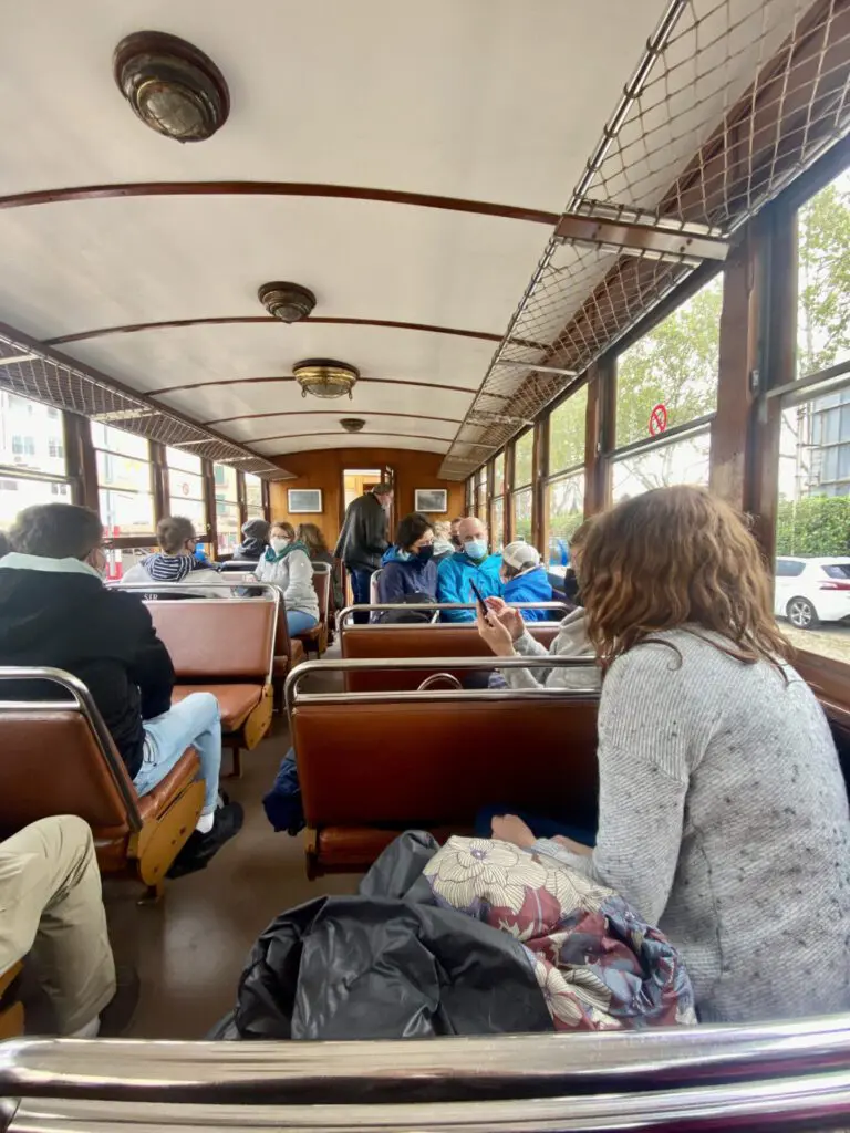 Wagon vom Zug Soller in Palma