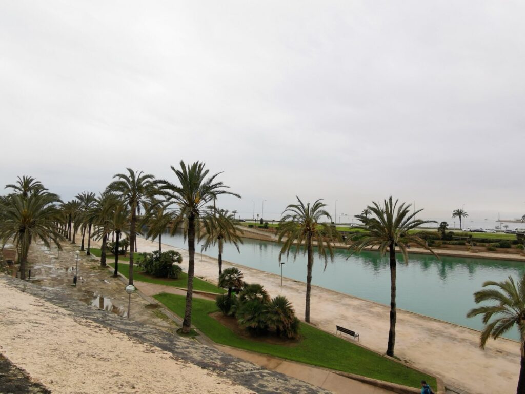 Aussicht vom Köngispalast im Mallorca