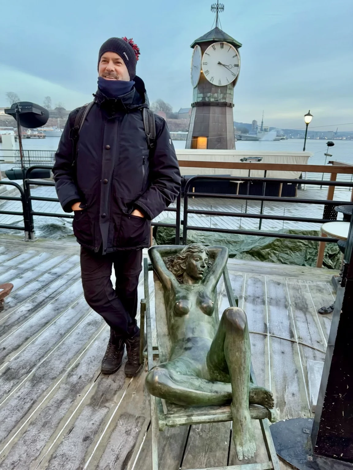Modernes Viertel Aker Brygge in Oslo