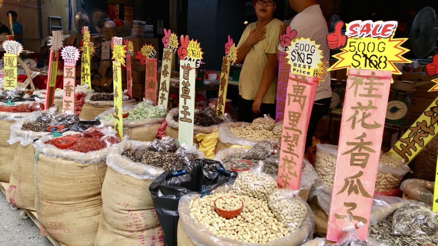 Martk in Chinatown Singapur