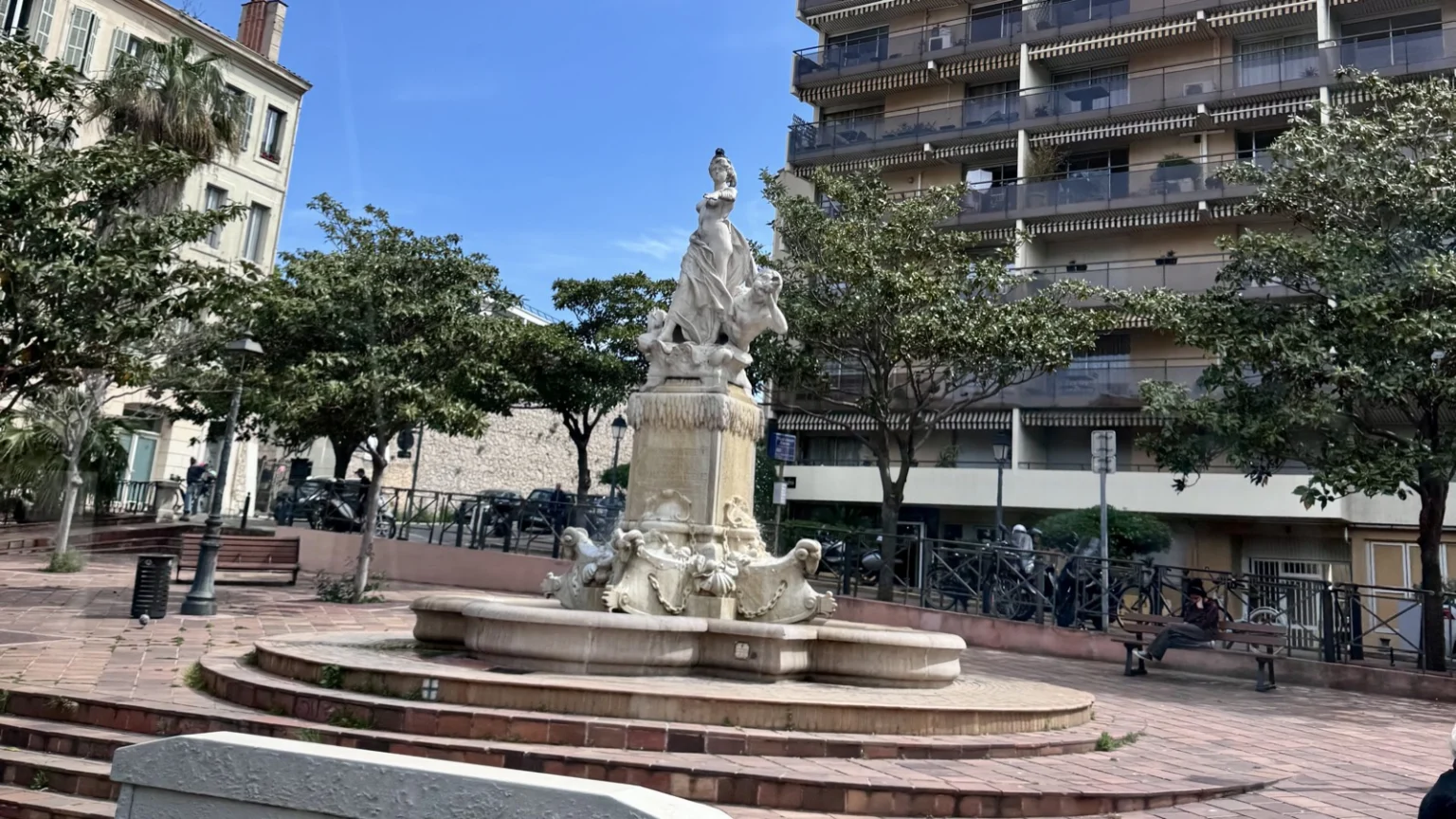 Brunnen in Zentrum von Marseille