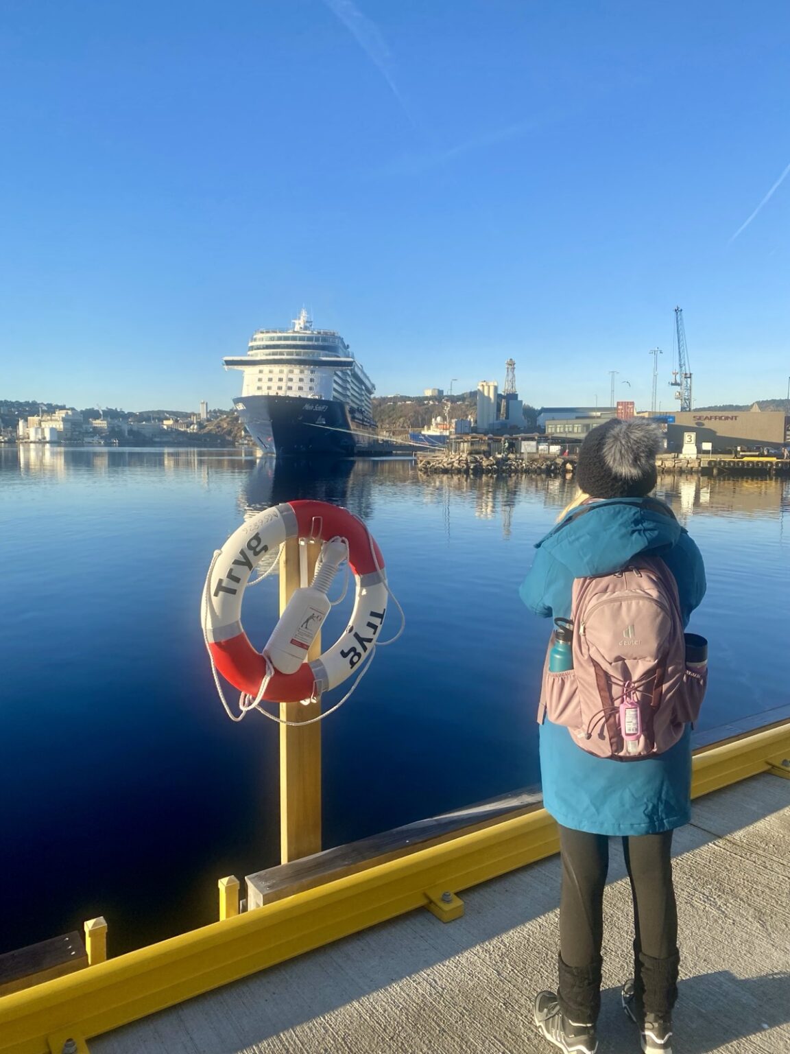 Mein Schiff 3 am Hafen Kristiansand