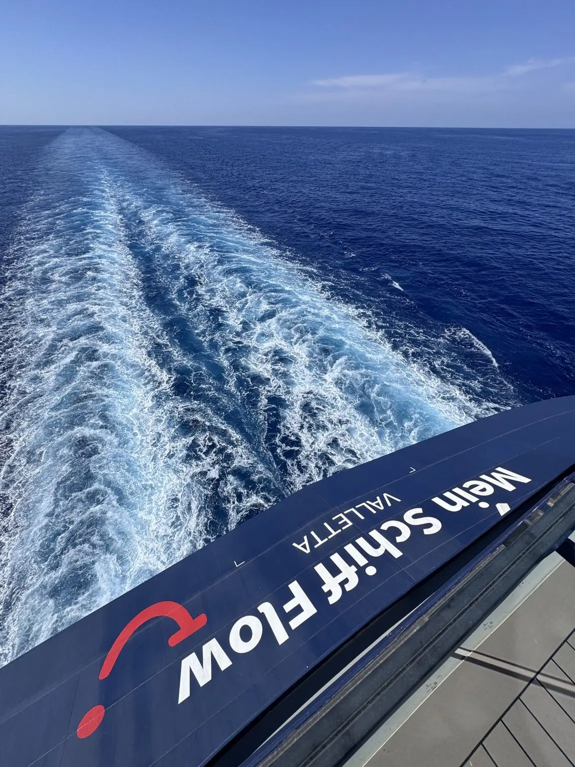 Heckwelle Mein Schiff Flow