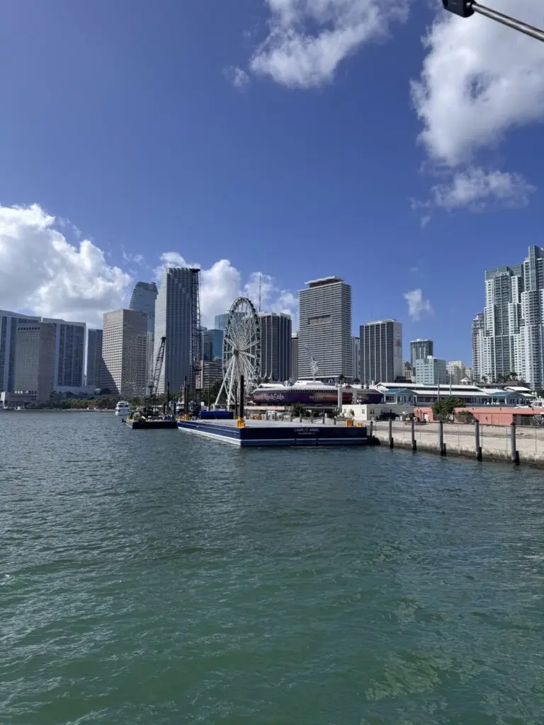 Blick auf Bayside Park in Miami