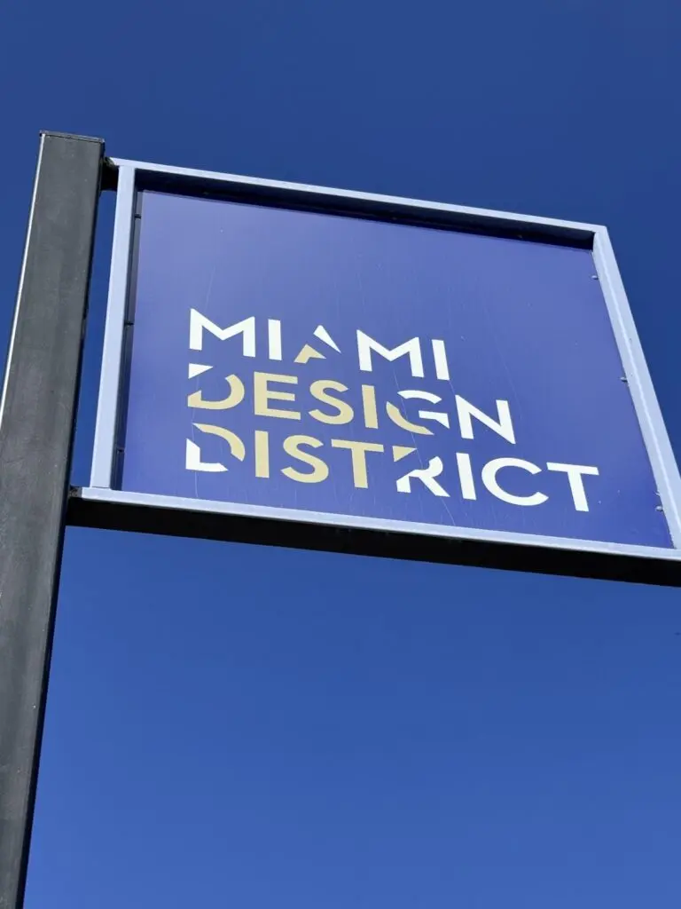 Miami Design District Straßenschild
