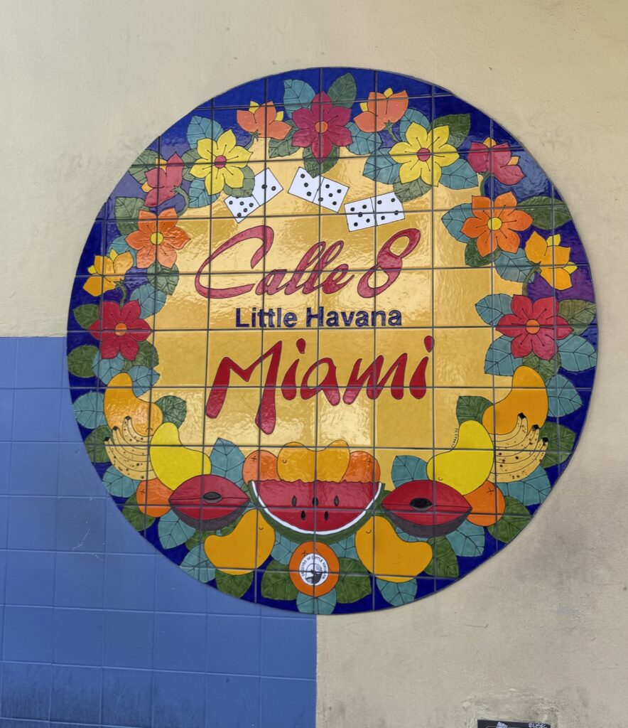 Bunte Mosaik Fliese in Little Havana Miami