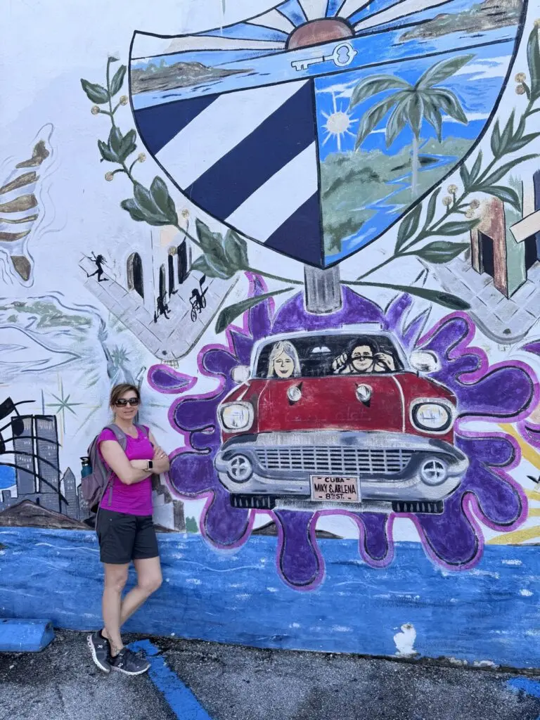 Miami Little Havana Streetart mit Frau