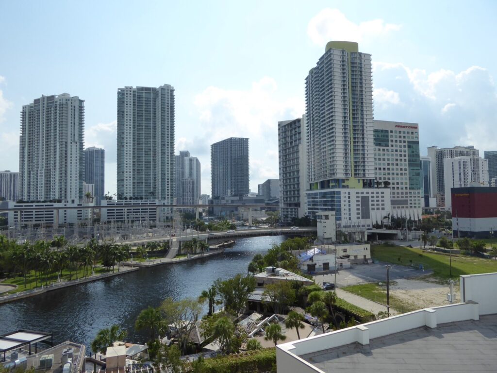 Hochhauskulisse in Miami