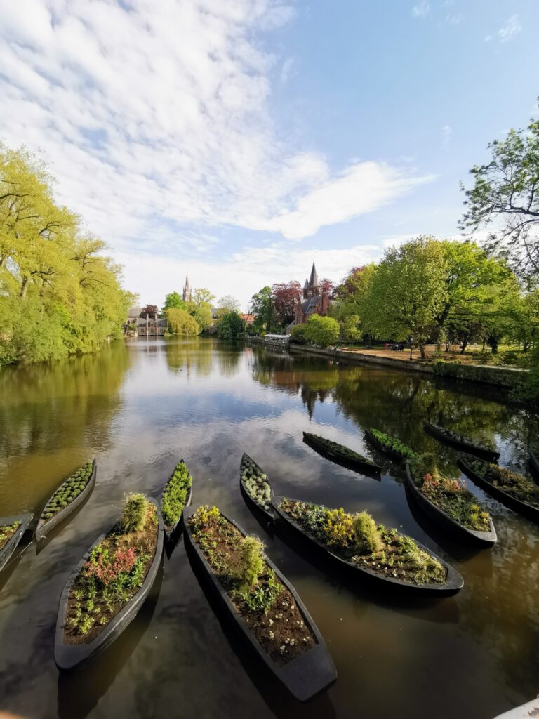 Minnewater See in Brügge