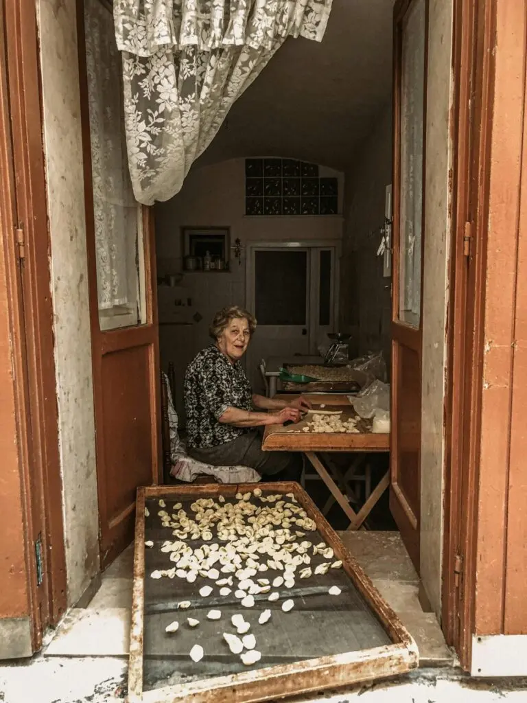Strada delle Orecchiette Pasta Street in Bari