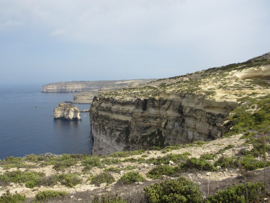 Blick auf Dingli Cliffs in Malta