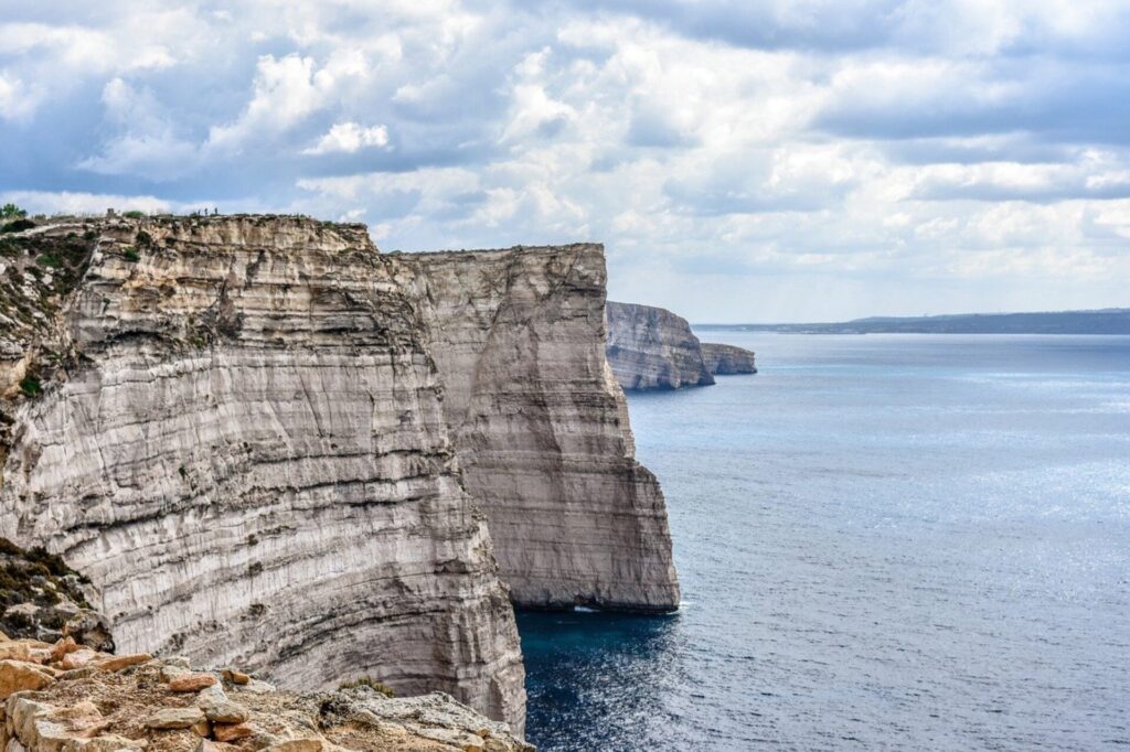 Blick auf Dingli Cliffs in Malta