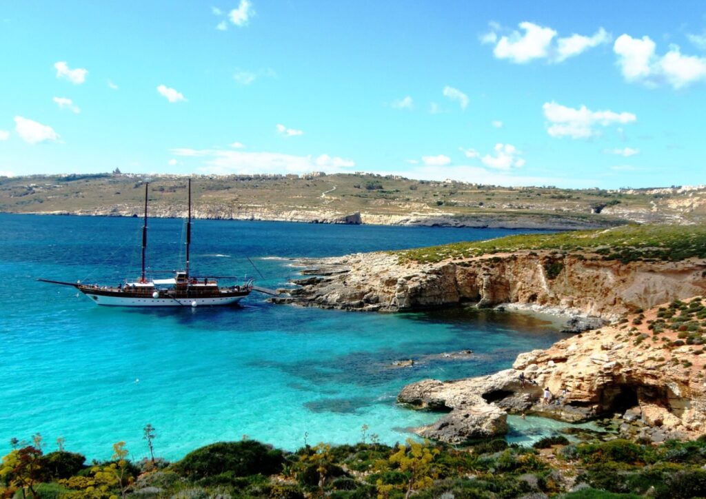 Insel Comino bei Valletta in Malta 