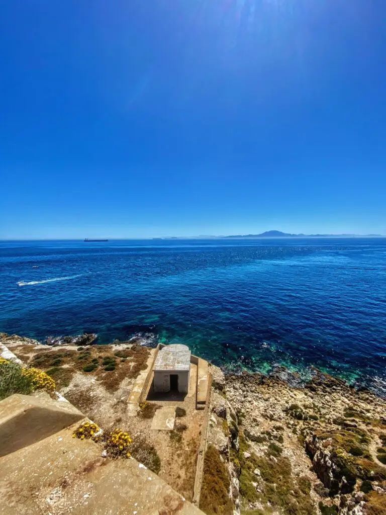 Klippe am Europa Point in Gibraltar