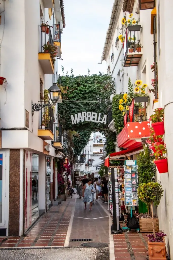 Gasse in Marbella 