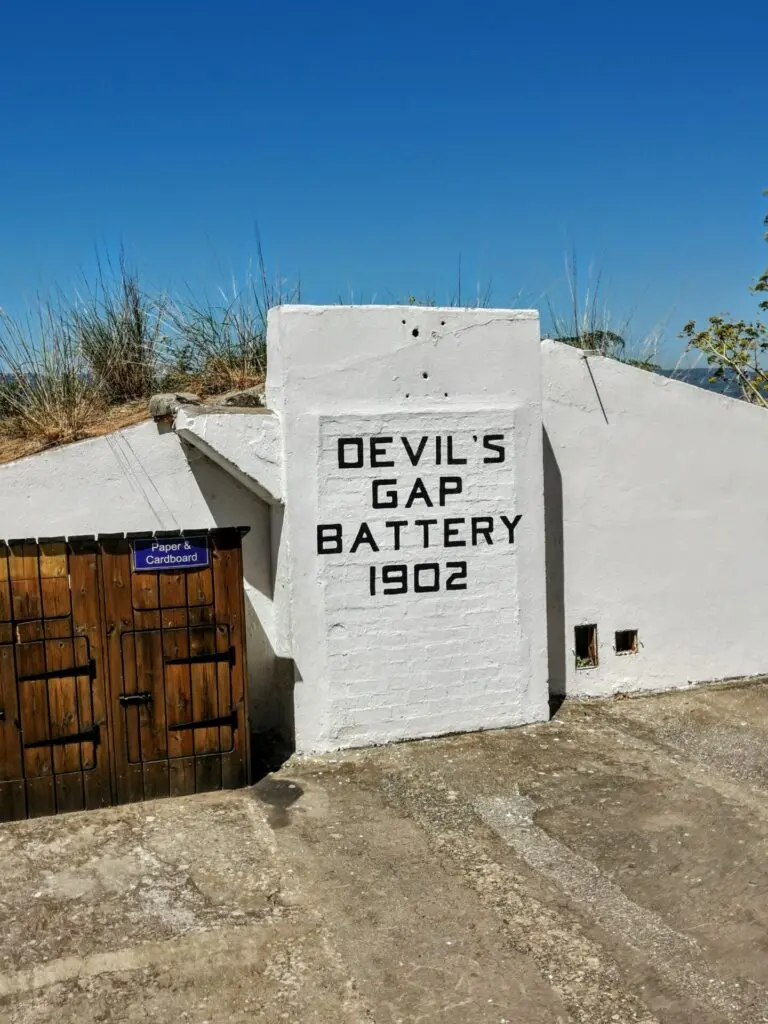 Devil's Gap Batteryi n Gibraltar