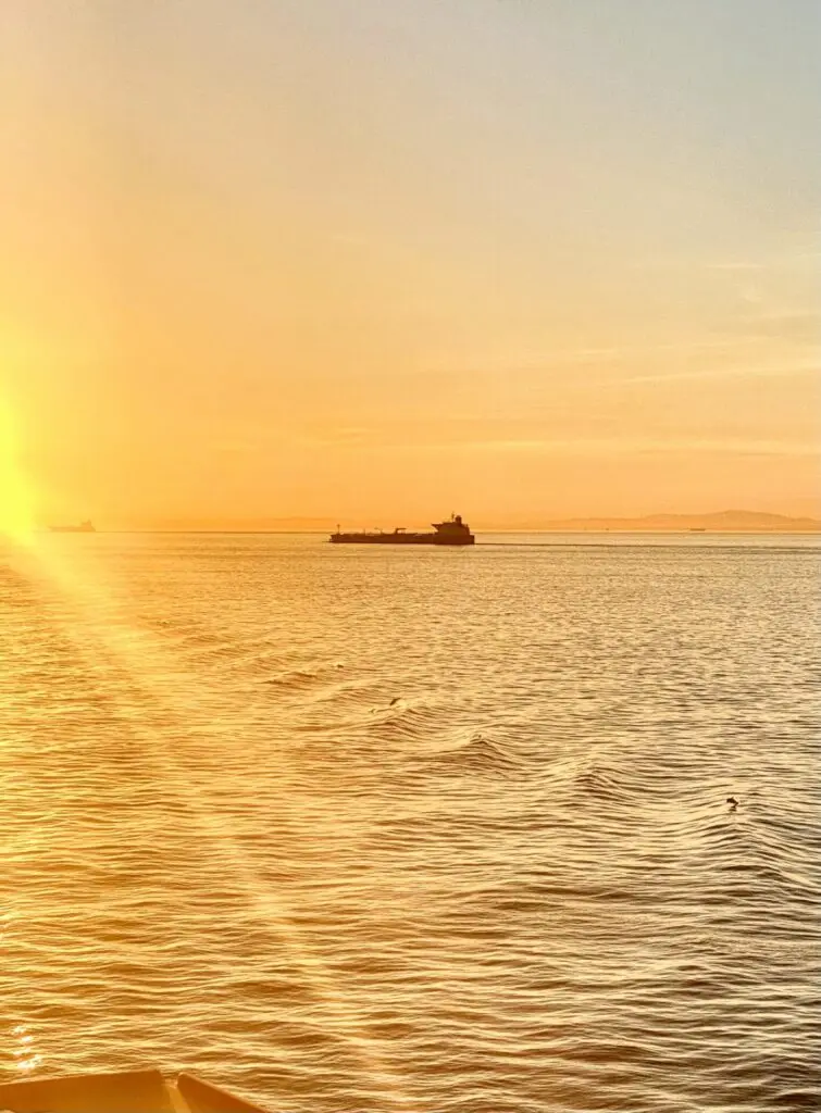 Sonnenuntergang auf dem Meer