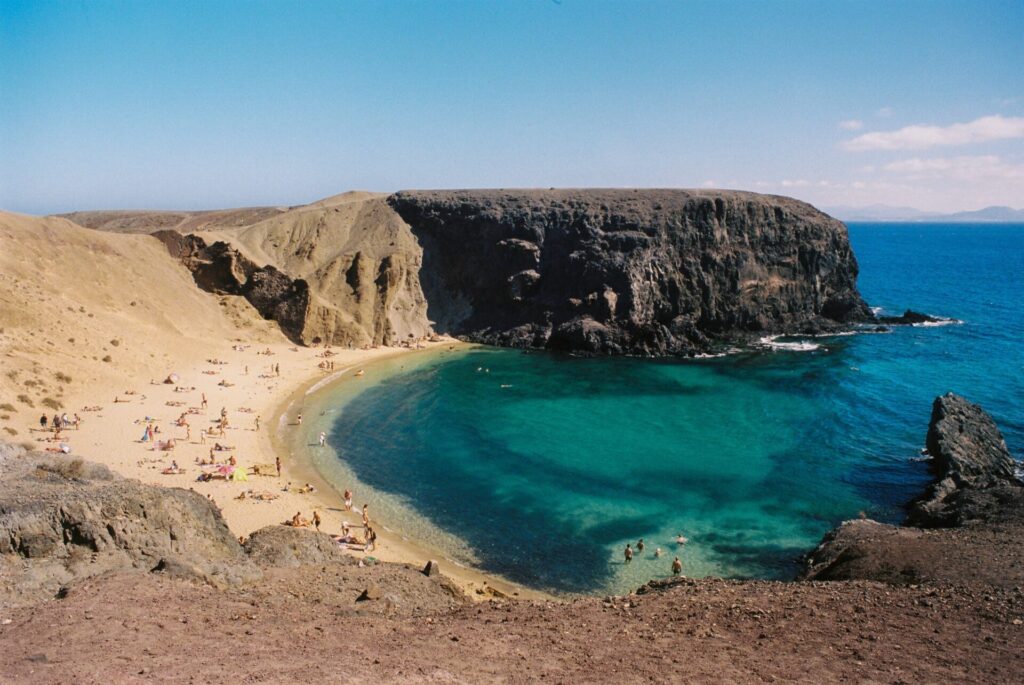 Playa del Papagayo in Lanzarote 