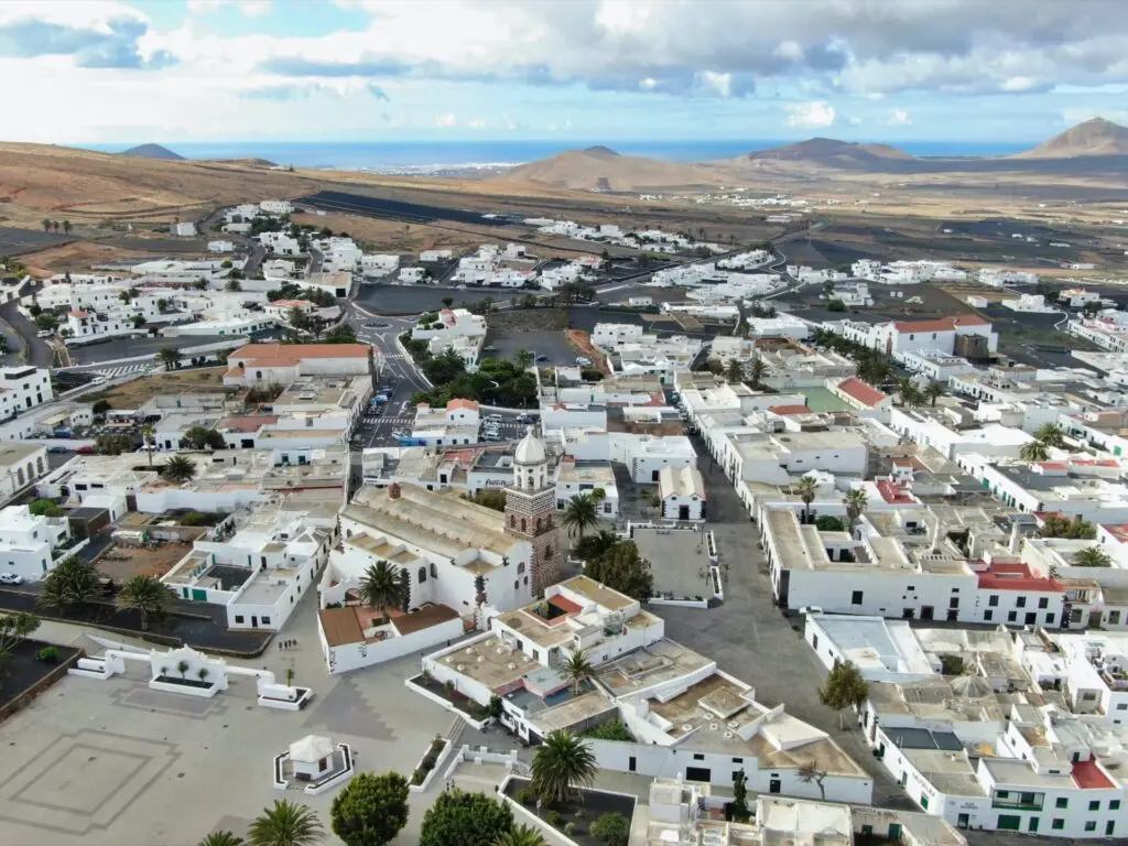 Blick auf Teguise auf Lanzarote