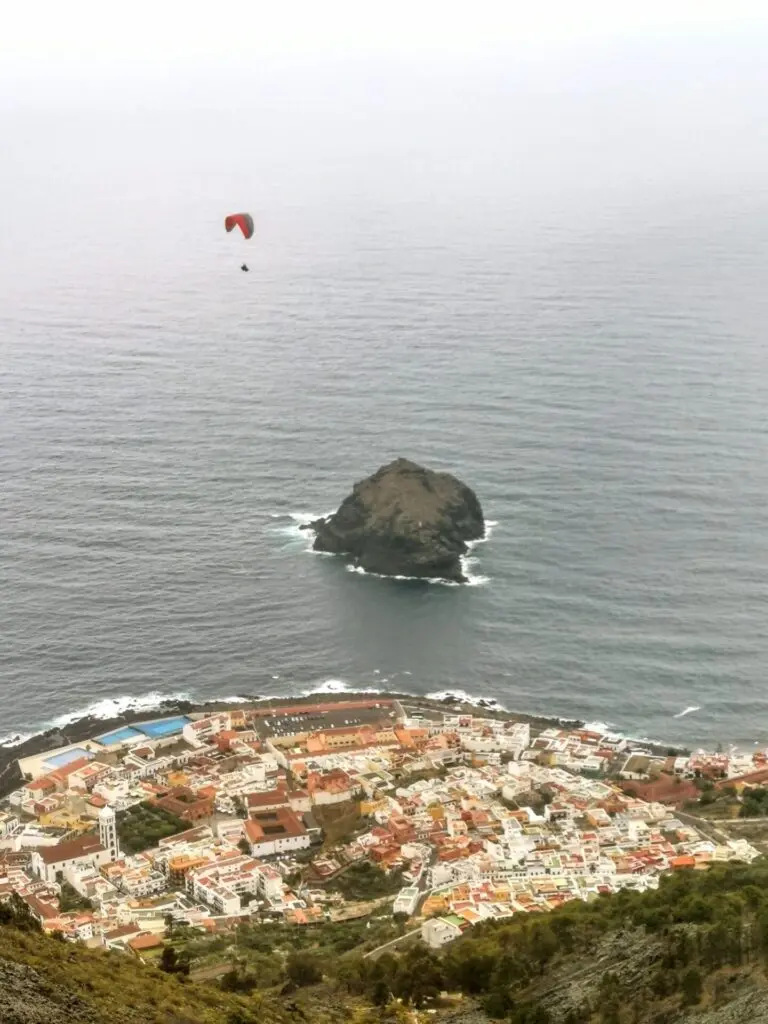 Blick auf Garachico auf Teneriffa